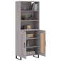 vidaXL Aparador alto madera contrachapada gris sonoma 69,5x34x180 cm vidaXL Aparador alto madera contrachapada gris sonoma 69,5x34x180 cm