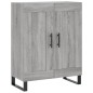 vidaXL Aparador alto madera contrachapada gris sonoma 69,5x34x180 cm vidaXL Aparador alto madera contrachapada gris sonoma 69,5x34x180 cm