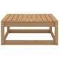 vidaXL Muebles de jardín 7 piezas marrón miel madera maciza de pino vidaXL Muebles de jardín 7 piezas marrón miel madera maciza de pino