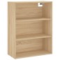 vidaXL Aparador alto madera contrachapada color roble 69,5x34x180 cm vidaXL Aparador alto madera contrachapada color roble 69,5x34x180 cm