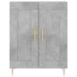 vidaXL Aparador alto madera contrachapada gris hormigón 69,5x34x180 cm vidaXL Aparador alto madera contrachapada gris hormigón 69,5x34x180 cm
