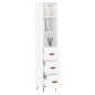 vidaXL Aparador alto madera contrachapada blanco 34,5x34x180 cm vidaXL Aparador alto madera contrachapada blanco 34,5x34x180 cm
