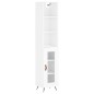 vidaXL Aparador alto madera contrachapada blanco brillo 34,5x34x180 cm vidaXL Aparador alto madera contrachapada blanco brillo 34,5x34x180 cm
