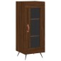 vidaXL Aparador alto madera contrachapada roble marrón 34,5x34x180 cm vidaXL Aparador alto madera contrachapada roble marrón 34,5x34x180 cm