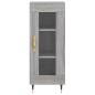 vidaXL Aparador alto madera contrachapada gris Sonoma 34,5x34x180 cm vidaXL Aparador alto madera contrachapada gris Sonoma 34,5x34x180 cm