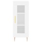 vidaXL Aparador alto madera contrachapada blanco 34,5x34x180 cm vidaXL Aparador alto madera contrachapada blanco 34,5x34x180 cm