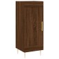 vidaXL Aparador alto madera contrachapada roble marrón 34,5x34x180 cm vidaXL Aparador alto madera contrachapada roble marrón 34,5x34x180 cm