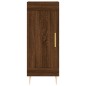 vidaXL Aparador alto madera contrachapada roble marrón 34,5x34x180 cm vidaXL Aparador alto madera contrachapada roble marrón 34,5x34x180 cm