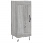 vidaXL Aparador alto madera contrachapada gris Sonoma 34,5x34x180 cm vidaXL Aparador alto madera contrachapada gris Sonoma 34,5x34x180 cm