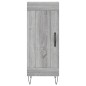 vidaXL Aparador alto madera contrachapada gris Sonoma 34,5x34x180 cm vidaXL Aparador alto madera contrachapada gris Sonoma 34,5x34x180 cm