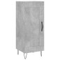 vidaXL Aparador de madera contrachapada gris hormigón 34,5x34x180 cm vidaXL Aparador de madera contrachapada gris hormigón 34,5x34x180 cm