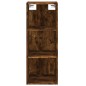 vidaXL Aparador de madera contrachapada roble ahumado 34,5x34x180 cm vidaXL Aparador de madera contrachapada roble ahumado 34,5x34x180 cm