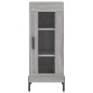 vidaXL Aparador alto madera contrachapada gris Sonoma 34,5x34x180 cm vidaXL Aparador alto madera contrachapada gris Sonoma 34,5x34x180 cm