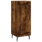 vidaXL Aparador de madera contrachapada roble ahumado 34,5x34x180 cm