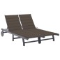 vidaXL Tumbona de jardín 2 personas y cojines madera maciza de acacia vidaXL Tumbona de jardín 2 personas y cojines madera maciza de acacia