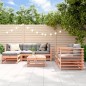 vidaXL Juego de muebles de jardín 7 pzas madera maciza abeto Douglas vidaXL Juego de muebles de jardín 7 pzas madera maciza abeto Douglas