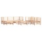 vidaXL Juego de muebles de jardín 7 piezas madera maciza de pino vidaXL Juego de muebles de jardín 7 piezas madera maciza de pino