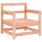 vidaXL Juego de muebles de jardín 7 pzas madera maciza abeto Douglas