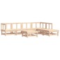 vidaXL Juego de muebles de jardín 7 piezas madera maciza de pino vidaXL Juego de muebles de jardín 7 piezas madera maciza de pino