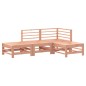 vidaXL Juego de muebles de jardín 4 pzas madera maciza abeto Douglas vidaXL Juego de muebles de jardín 4 pzas madera maciza abeto Douglas
