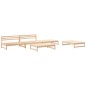 vidaXL Juego de sofás de jardín 5 piezas madera maciza de pino vidaXL Juego de sofás de jardín 5 piezas madera maciza de pino