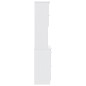 vidaXL Aparador alto ALTA madera maciza de pino blanco 77x35x165 cm vidaXL Aparador alto ALTA madera maciza de pino blanco 77x35x165 cm