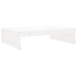 vidaXL Juego de sofás de jardín 5 piezas madera maciza de pino blanco vidaXL Juego de sofás de jardín 5 piezas madera maciza de pino blanco