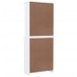 vidaXL Aparador alto ALTA madera maciza de pino blanco 77x35x188 cm vidaXL Aparador alto ALTA madera maciza de pino blanco 77x35x188 cm