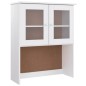 vidaXL Aparador alto ALTA madera maciza de pino blanco 77x35x188 cm vidaXL Aparador alto ALTA madera maciza de pino blanco 77x35x188 cm