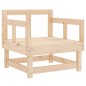 vidaXL Juego de muebles de jardín 7 piezas madera maciza de pino vidaXL Juego de muebles de jardín 7 piezas madera maciza de pino