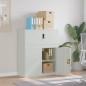 vidaXL Armario archivador de acero gris claro 90x40x110 cm
