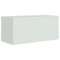 vidaXL Armario archivador de acero gris claro 90x40x110 cm