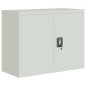 vidaXL Armario archivador de acero gris claro 90x40x110 cm