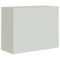vidaXL Armario archivador de acero gris claro 90x40x110 cm