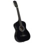 vidaXL Guitarra clásica para principiantes con funda negro 3/4 36" vidaXL Guitarra clásica para principiantes con funda negro 3/4 36"