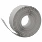 vidaXL Borduras de jardín 2 uds polietileno gris 10 m 20 cm