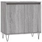 vidaXL Set de muebles de baño 3 pzas madera contrachapada gris sonoma vidaXL Set de muebles de baño 3 pzas madera contrachapada gris sonoma