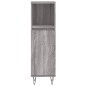 vidaXL Set de muebles de baño 3 pzas madera contrachapada gris sonoma vidaXL Set de muebles de baño 3 pzas madera contrachapada gris sonoma