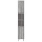 vidaXL Set de muebles de baño 3 pzas madera contrachapada gris sonoma vidaXL Set de muebles de baño 3 pzas madera contrachapada gris sonoma
