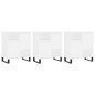 vidaXL Aparadores 3 uds madera contrachapada blanco brillo vidaXL Aparadores 3 uds madera contrachapada blanco brillo