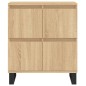 vidaXL Aparadores 2 piezas madera contrachapada color roble sonoma vidaXL Aparadores 2 piezas madera contrachapada color roble sonoma