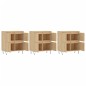 vidaXL Aparadores 3 uds madera contrachapada color roble sonoma vidaXL Aparadores 3 uds madera contrachapada color roble sonoma