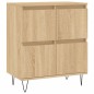 vidaXL Aparadores 3 uds madera contrachapada color roble sonoma vidaXL Aparadores 3 uds madera contrachapada color roble sonoma