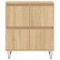vidaXL Aparadores 3 uds madera contrachapada color roble sonoma vidaXL Aparadores 3 uds madera contrachapada color roble sonoma