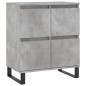 vidaXL Aparadores 3 uds madera contrachapada gris hormigón vidaXL Aparadores 3 uds madera contrachapada gris hormigón