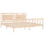 vidaXL Estructura de cama con cabecero madera maciza 180x200 cm vidaXL Estructura de cama con cabecero madera maciza 180x200 cm