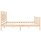 vidaXL Estructura de cama con cabecero madera maciza 180x200 cm vidaXL Estructura de cama con cabecero madera maciza 180x200 cm
