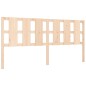 vidaXL Estructura de cama con cabecero madera maciza 200x200 cm