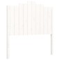 vidaXL Estructura de cama con cabecero madera maciza blanco 100x200 cm vidaXL Estructura de cama con cabecero madera maciza blanco 100x200 cm