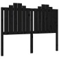 vidaXL Estructura de cama con cabecero madera maciza negro 140x200 cm vidaXL Estructura de cama con cabecero madera maciza negro 140x200 cm